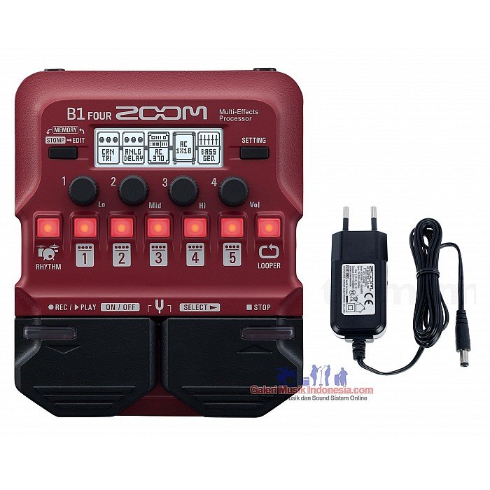 ズーム(楽器) ZOOM B1 FOUR(純正ACアダプター/AD-16付